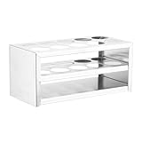 PATIKIL 10 Holes Test Tube Rack, 30mm Round Hole