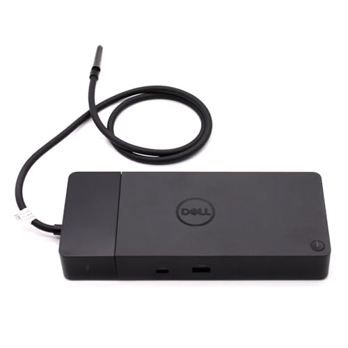 Dell Thunderbolt Dock - WD22TB4 2X DisplayPort, 1x HDMI, 3X USB, 2 Thunderblot 4, USB-C, Ethernet, ExpressCharge, 3 Year Warranty, Black