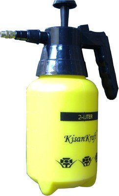 VGreen 2 Ltr Yellow Pressure Sprayer With Free Wasers (Kisan Kraft)