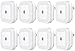 Sycees Plug-in LED Night Light Lamp with Dusk to Dawn Sensor for Hallway, Kitchen, Bathroom, Bedroom, Stairs, Daylight White, 8-Pack