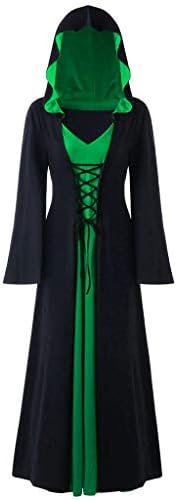 iLOOSKR Fashion Women's Hooded Skirt Pullover Long Sleeve High Bandage Dress Cloak Dress