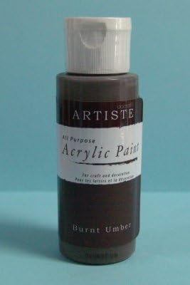 Tiranti Acrylic Paint - Burnt Umber 59ml