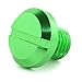 Xitomer 4 PCS M10x1.25 Mirror Hole Plugs, Fit for Z250SL/ Z125,and so on,Aluminum CNC (Green)
