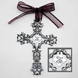 40th Anniversary Cross Ornament - Beautiful & Traditional 40th Anniversary Gift Idea