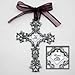 40th Anniversary Cross Ornament - Beautiful & Traditional 40th Anniversary Gift Idea