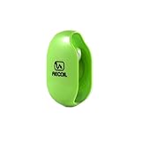 Recoil AUTOMATIC Cord Winder for Headphones, USB Cables and Phone, Tablet and Reader Chargers. No More Tangled Cords! The Original Retractable Cord Organizer. Green, Size Medium