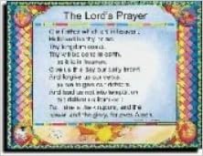 Chart Lords Prayer Debts Wall Laminated Rose Publishing 9780965508223 Amazon Com Books