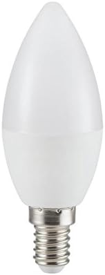 MÜLLER-LICHT 400246 A +, HD95-LED Lamp Candle Mold Replaces 37 W, plastic, 5.5W, E14, white, 10 x 3.7 x 3.7 cm