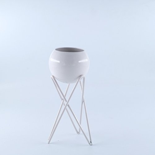 Pack of 2 Tabletop Standing Air Plant Holder Air Plant Stand Air Plant Container Xerographica Air Plant Holder Air Plant Support Tillandsia Air Plant Stand (White)