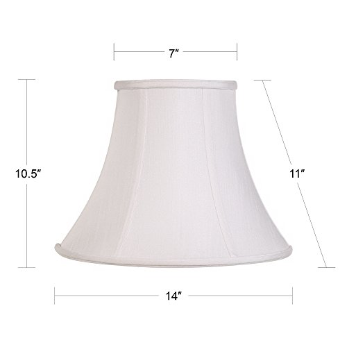 Imperial Shade Collection White Bell 7x14x11 (Spider) - Thumbnail 4