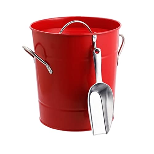 HFWYJF 4.2 Quart/4 Liter Double Wall Ice Bucket,Ice Bucket for Cocktail Bar,Ice Buckets for