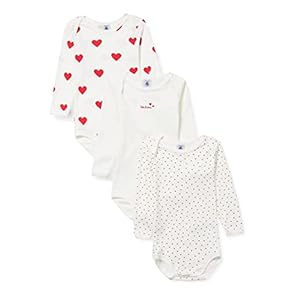 Petit Bateau 3 x USB-body baby-meisjes body (3-Pack)