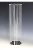 とうめい館 円柱型コレクションケース アクリル製 透明 W150×H300×D150mm 板厚3mm　ディスプレイケース