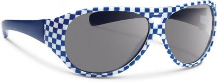 Forecast Optics Act Sunglass, Blue Checks, Gray Polycarbonate