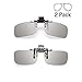 Tacloft Unisex Adult Polarized 3D Clip-on Glasses 2 Pack (RealD & IMAX)