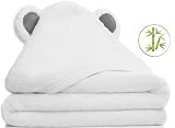 Hooded Baby Towel | Baby Bath Towel | Organic Bamboo | Soft | Absorbent | Premium Shower Gift for Boys and Girls