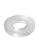 uxcell Rubber Flat Washer 19mm OD 9mm ID 2.5mm Thickness Sealing Gasket for Faucet Pipe Water Hose, Clear, Pack of 10