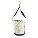 Klein Tools 5172PS Heavy-Duty Tapered-Wall Bucket with 15 Inside Pockets, No. 4 Canvas