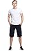 Mens casual shorts,OLUOLIN Flat front slim fit short