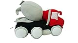 Soft Plush Cement Mixer Truck Construction Toy