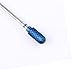 MZCMSL Blue Nano Coating Carbide Nail Drill Bit for Acrylic Nails,Medium Grit Nail Art Tool