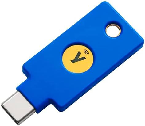 Yubico Security Key NFC - USB-C - Two Factor Authentication Security ...