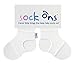 Sock Ons Keep Baby Socks On White (SM 0-6)