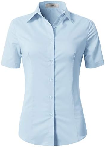 Short sleeve blouses amazon Clearance