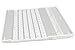 Luvvitt@ KBWHT Aluminum Bluetooth Keyboard Case for iPad 4 / iPad 3 / iPad 2 - White Keyboard