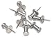 Moore Push-Pin 3-100 Aluminum Push Pins