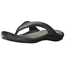 Crocs Athens Flip Flop, Black/Smoke, 12 US Men/14 US Women