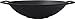 Utopia Kitchen Cast Iron Shallow Concave Wok, Black, 12 Inch, Wide Handles