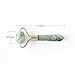 Natural Anti-Aging Jade Therapy Treatment Face Roller Wrinkle Remover Neck Slimming Reduce Puffiness Healing Fine Lines Facial Massager (Mini Roller)