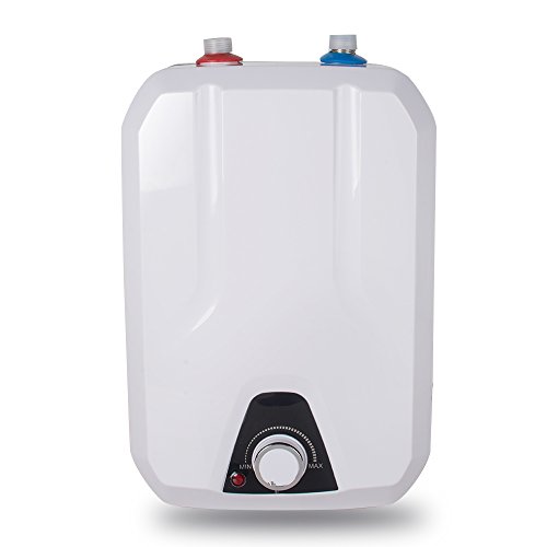 Click Here to See More Images Genmine Kitchen Electric Tankless Hot Water Heater For Kitchen Bathroom Household Portable Electrical Hot Water Tank 8L 1500W/110V