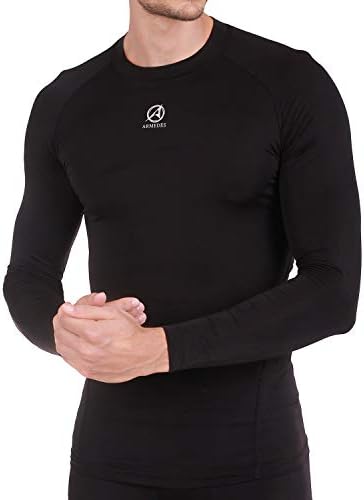 ARMEDES Men's Long Sleeve T-Shirt Baselayer Cool Dry Compression Top