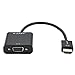 X-Lent HDMI to VGA Active Adapter Male to Female Converter Micro USB & 3.5mm Audio Port Cable