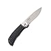 CRKT Ruger Accurate Folding Pocket Knife: Folder with Liner Lock, Plain Edge Blade with Nail Nick and Satin Finish, Woven Nylon Belt Sheath R2203