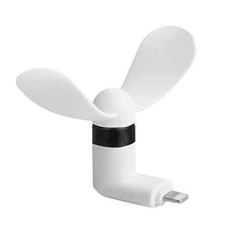 Mini Portable Lightweight USB Fan Plug & Play Sports Travel Camping Cooling Fan Phone Accessory Compatible for iPhone