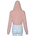 WILLTOO Women Hoodie Sweatshirt Sweater Crop Sports Pullover Tops (S, Pink)