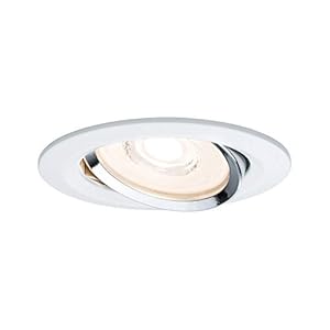 Paulmann 93942 Inbouwlamp LED Reflector Coin platte inbouwspot 3×6,8W plafondspot wit dimbaar en zwenkbaar…