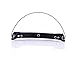MotorFansClub Universal 3 Snap Flip Up Visor Shield Lens for Open Motorcycle Helmet (Clear, Free size)