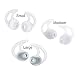 3 Pairs (S, M, L) Replacement Mix Bose StayHear Silicone Tips Compatible Bose QC30 QuietControl 30 QC20 SIE2 IE3 IE2 MIE2 MIE2I in-Ear Earphones (White)