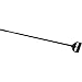 Rubbermaid Commercial Executive invader 60 Inch Fiberglass Wet Mop Handle, Black (1863903)