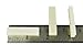 2pc. Bone Nut Blanks for Cigar Box Guitar