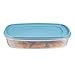 Rubbermaid Easy Find Lids Food Storage Containers, Arctic Blue, 6-Piece Set 1877958