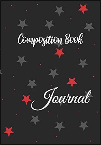 Composition Book College Ruled Blank Line Notebook For
