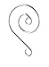 Sullivans - Premium Silver Swirl Ornament Hook - 10 Pack
