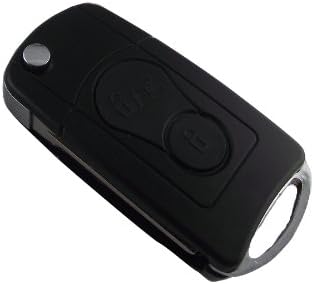 New 2 Button High quality Folding Flip Keyless Remote fob Key Case for Ssangyong Actyon SUV Rexton No Chips Inside