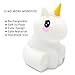 FANT.LUX Unicorn Night Lights for Kids, Cute Nursery Baby Night Light with Touch Sensor & Remote Control, Rechargeable Soft Silicone Nightlight for Children, Color Changing Besides Lamp - Size L