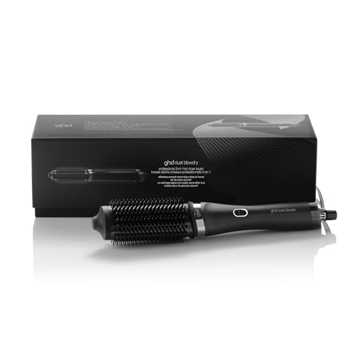 Duet Blowdry - Cepillo Secador de Pelo 2 en 1,De Mojado a Moldeado Sin Daño Térmico,x3 Veces Más Volumen, Resultados Duraderos Hasta 24h - Para Todo Tipo de Cabello - Color Negro,(Enchufe Europeo)